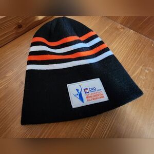 Black and Red Beanie 2025 Indianapolis Montumental Marathon Finisher Hat Cap